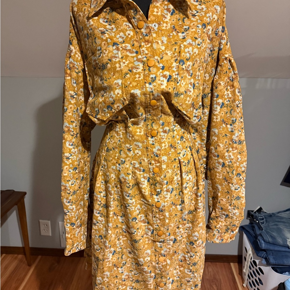 Fate Curve corduroy dress